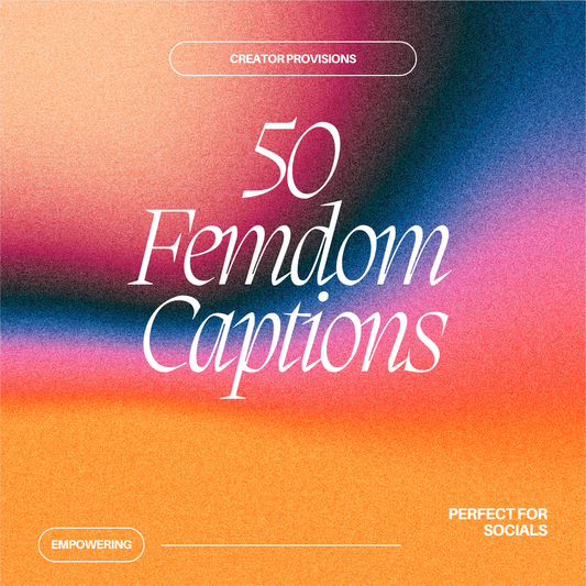 50 Femdom Captions